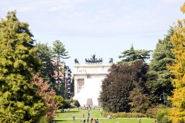Arco della Pace, Milan clipart