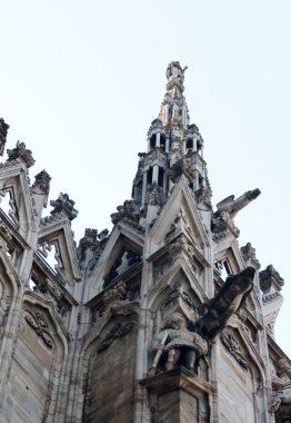 Milano Katedrali'ne detay