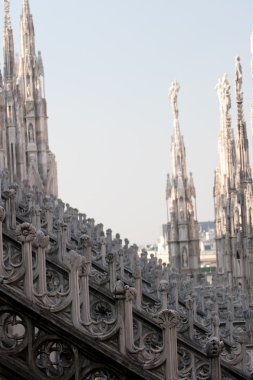 Milano Katedrali'ne detay