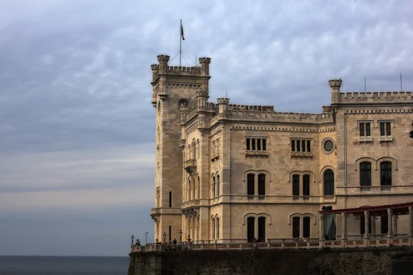 Готель Miramare замок, Трієст — стокове фото