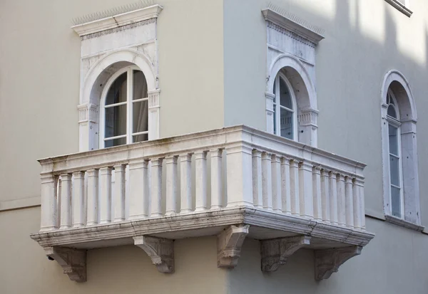Klasický balkon, Terst — Stock fotografie