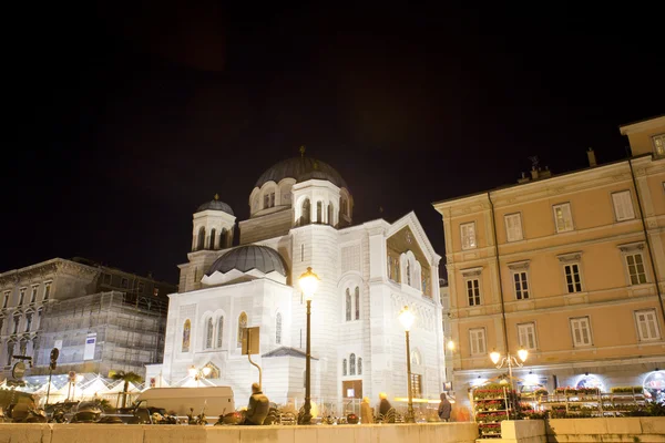 Pravoslavná církev st. spyridon, Terst — Stock fotografie
