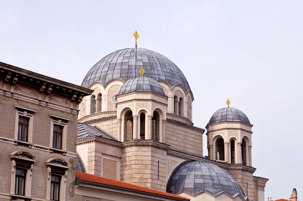 Pravoslavná církev st. spyridon, Terst — Stock fotografie
