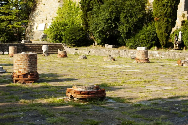 St giusto rzymskie ruiny, trieste — Zdjęcie stockowe