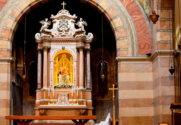 Interior of the Marian shrine, Barbano. Grado — Stock Photo, Image
