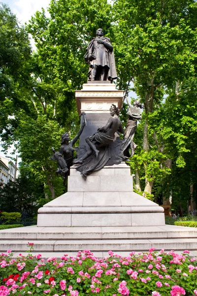 Доменіко Росетті пам'ятник, Трієст. — стокове фото