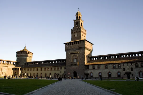 Schloss Sforzesco in Mailand — Stockfoto