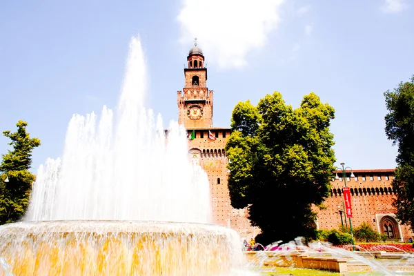 Sforzesco castle, Milan — Stok fotoğraf