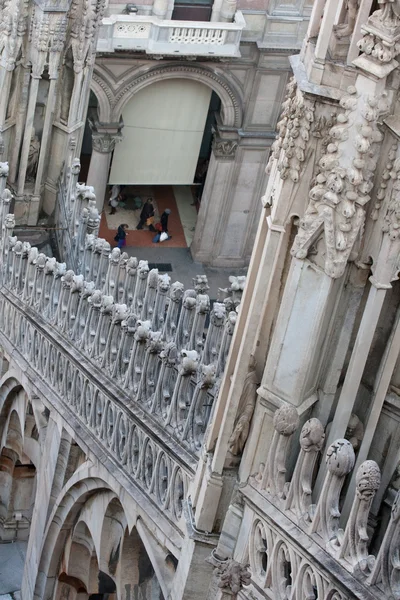 Detalle de la catedral de Milán — Foto de Stock