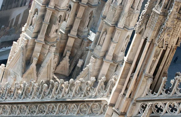 Detalle de la catedral de Milán — Foto de Stock
