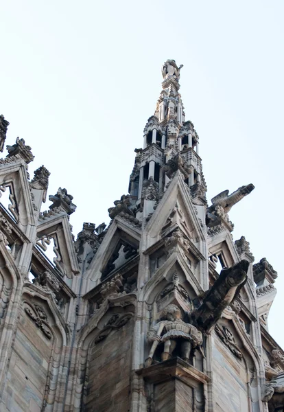 Detalhe da catedral de Milão — Fotografia de Stock