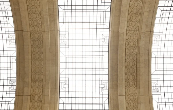 Потолок, Центральный вокзал, Милан — стоковое фото