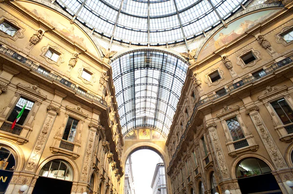 Galería Vittorio Emanuele II, Milán — Foto de Stock