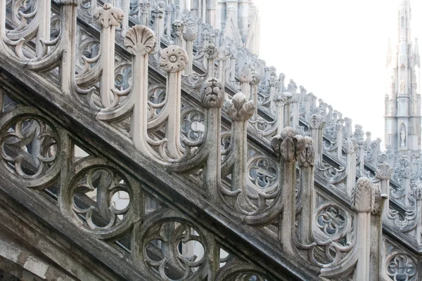 Detail der Mailänder Kathedrale — Stockfoto