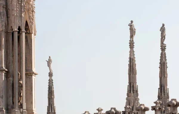 Statue on the spire — Stock Photo, Image