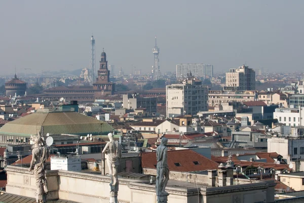 Widok z Mediolanu — Zdjęcie stockowe