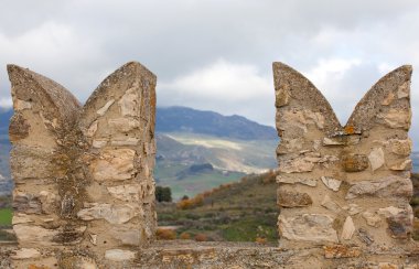 detay sperlinga, Sicilya, Ortaçağ Kalesi