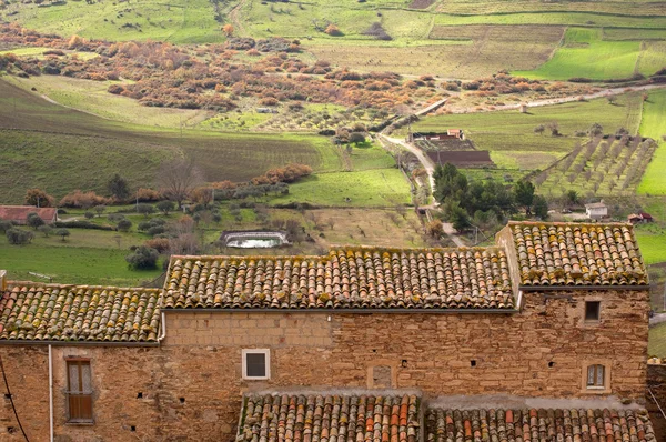 View of Sperlinga, Sicily — Stock Photo, Image