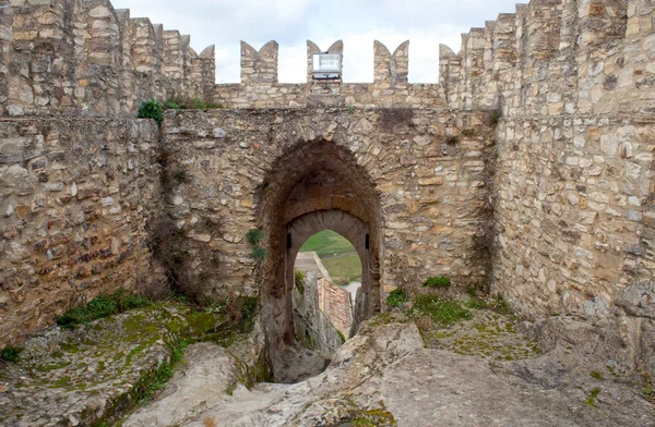 Arco do castelo medieval, Sperlinga — Fotografia de Stock