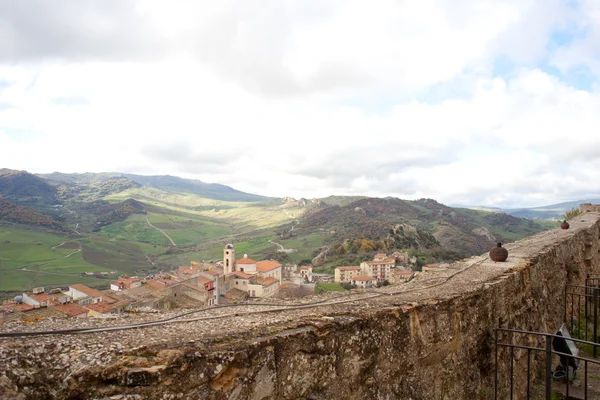Вид на Сперлингу, Сицилия — стоковое фото