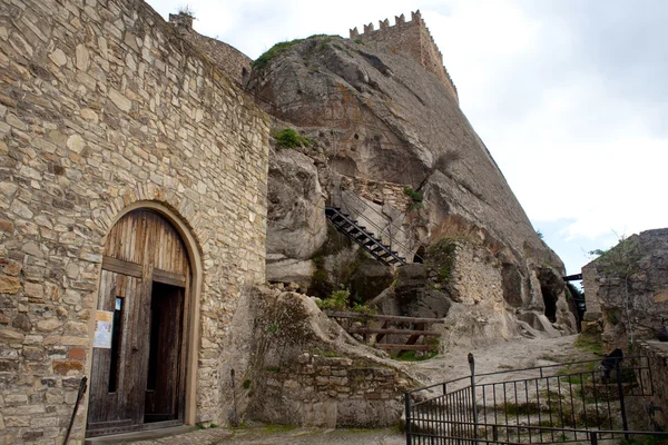 Medeltida slottet av sperlinga, Sicilien — Stockfoto