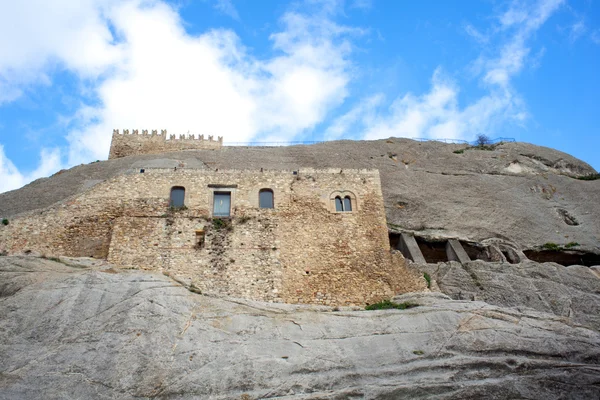 Sperlinga, Sicilya Ortaçağ Kalesi — Stok fotoğraf
