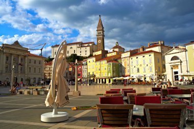 Giuseppe Tartini square, Piran clipart