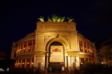 Teatro Politeama in Palermo clipart