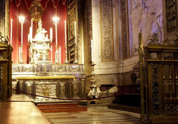 Altar da Igreja de Palermo — Fotografia de Stock
