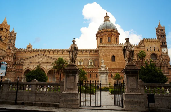 Katedral, vergine maria santissima assunta cielo, palermo içinde — Stok fotoğraf