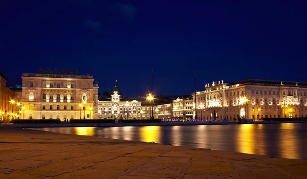 Piazza unità d 'Italia, Trieste — Fotografia de Stock