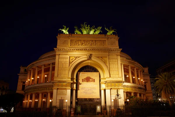 Teatro Politeama à Palerme — Photo