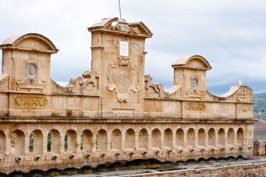 Granfonte, Baroque fountain in Leonforte clipart