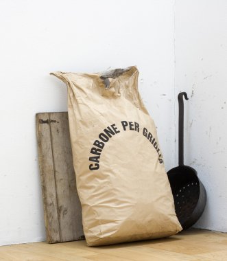 Bag with coal