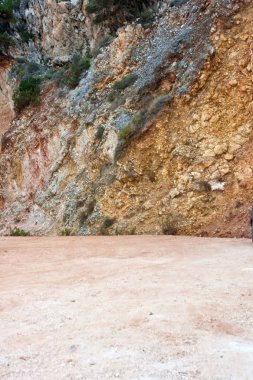 Red rock in Kefalonia