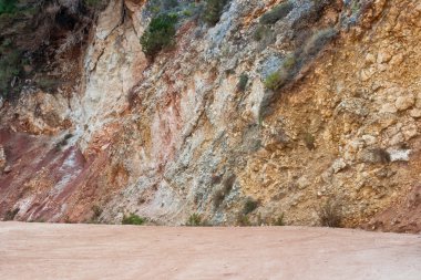 Red rock in Kefalonia