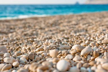 Gravel on the beach