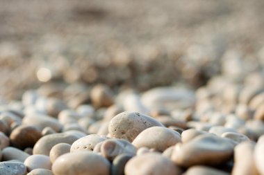 Gravel on the beach