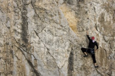 Adult climbing