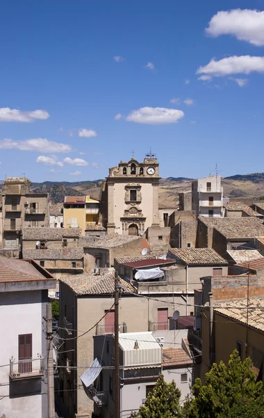 Сицилийские крыши — стоковое фото