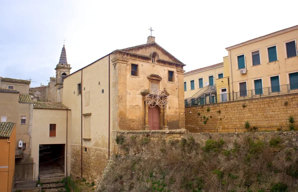 教会、leonforte - シチリア島、イタリア — ストック写真