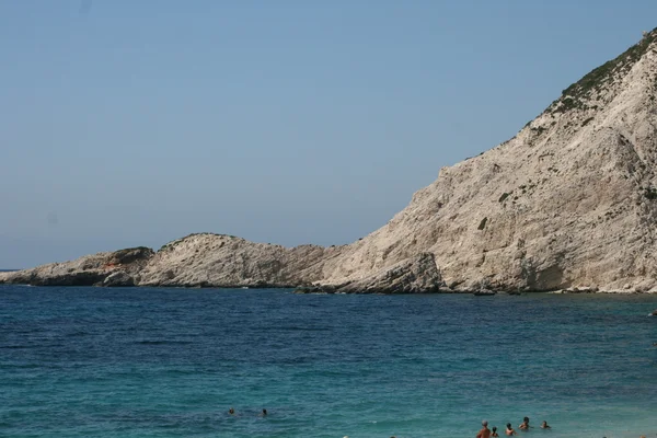 Cliff of Petani coast, Kefalonia — Stok fotoğraf
