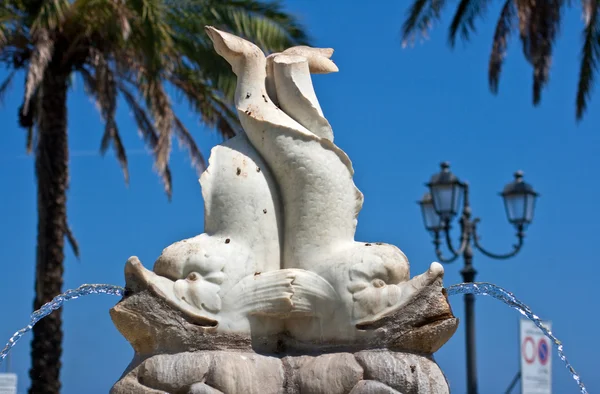 Fish statue, Brindisi — Stock Photo, Image