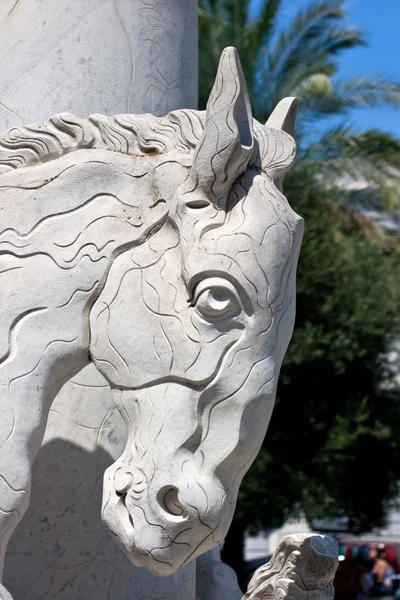 Statue of a horse, Brindisi — Stock Photo, Image