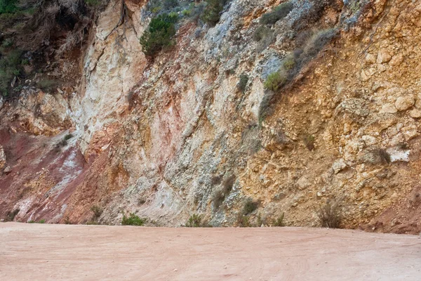 Roccia rossa a Cefalonia — Foto Stock