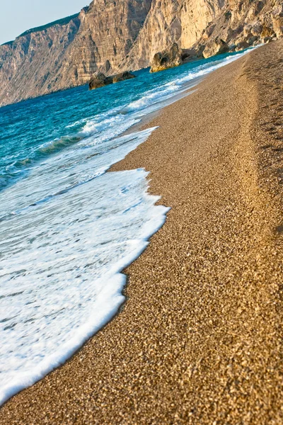 Platia amos plaży kefalonia - Grecja — Zdjęcie stockowe