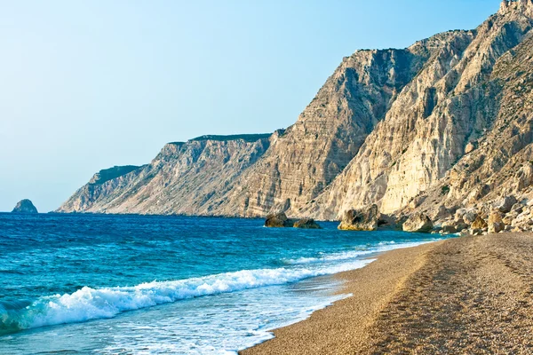 Platia Amos beach, Kefalonia - Greece — Stock Photo, Image