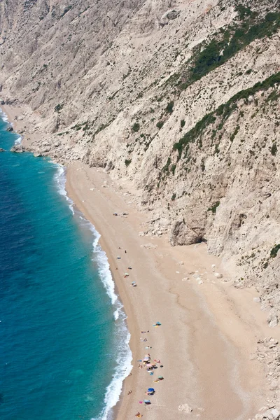 Playa de Platia Amos, Cefalonia - Grecia — Foto de Stock