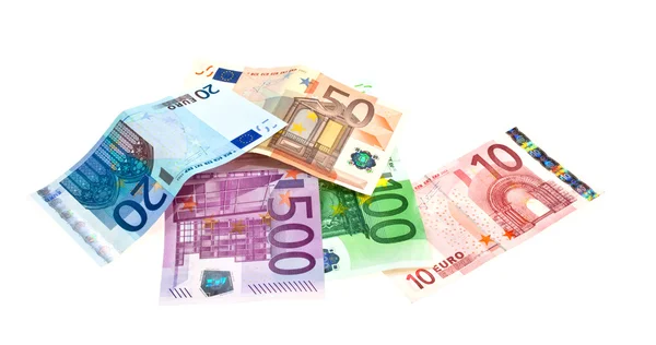 Euro rekeningen — Stockfoto