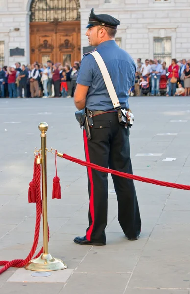 Italienischer Polizist — Stockfoto